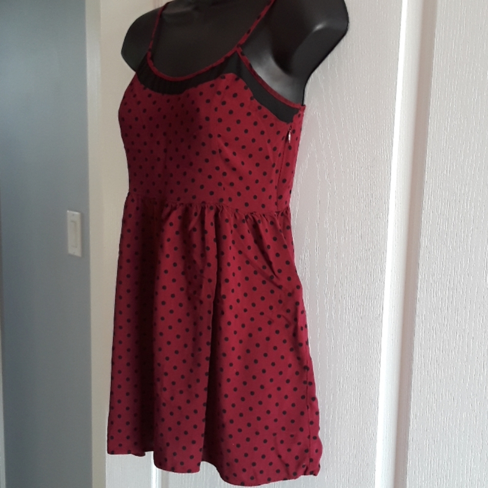 💕Y2K CUTE💕Polkadot Forever 21 Rayon Sundress - Picture 4 of 6